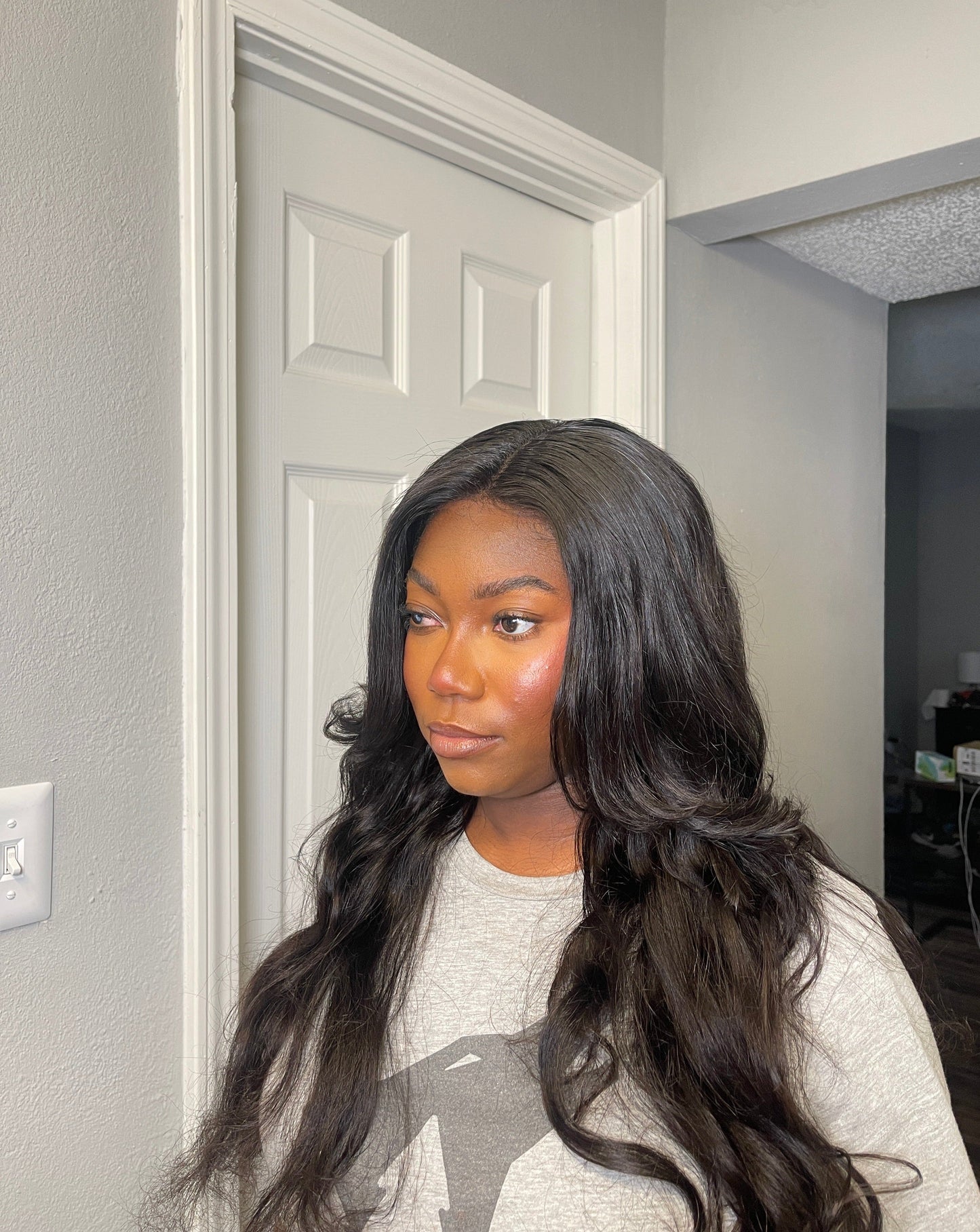 HD Lace Brazilian Loose Wave 5x5 Closure Wig