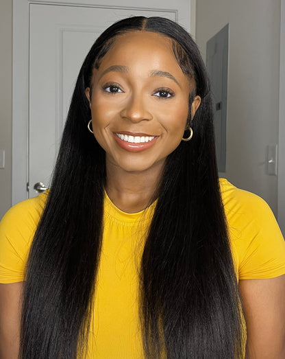 HD Lace Front Brazilian Yaki Straight Wig