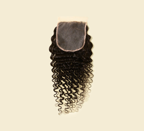 Peruvian Deep Wave 5x5 HD Lace Closures