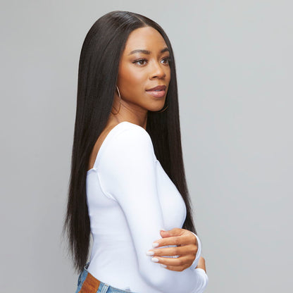 Brazilian Yaki Straight 4x4 HD Lace Closures