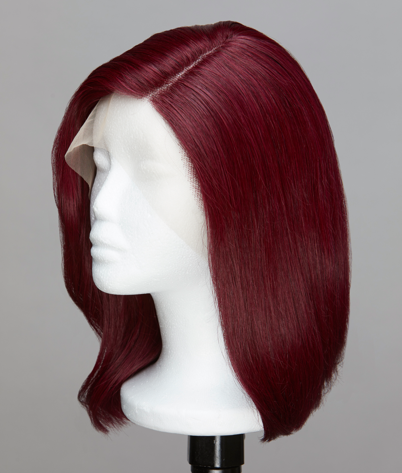 Straight Side Part Lace Lob Wig