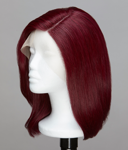 Straight Side Part Lace Lob Wig