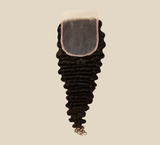 Virgin Brazilian Water Wave 5” x 5” Standard Lace Closure