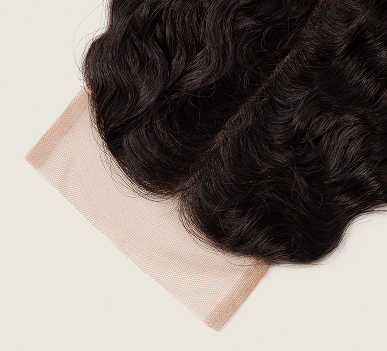 Virgin Peruvian Deep Wave 4” x 4” Standard Lace Closure